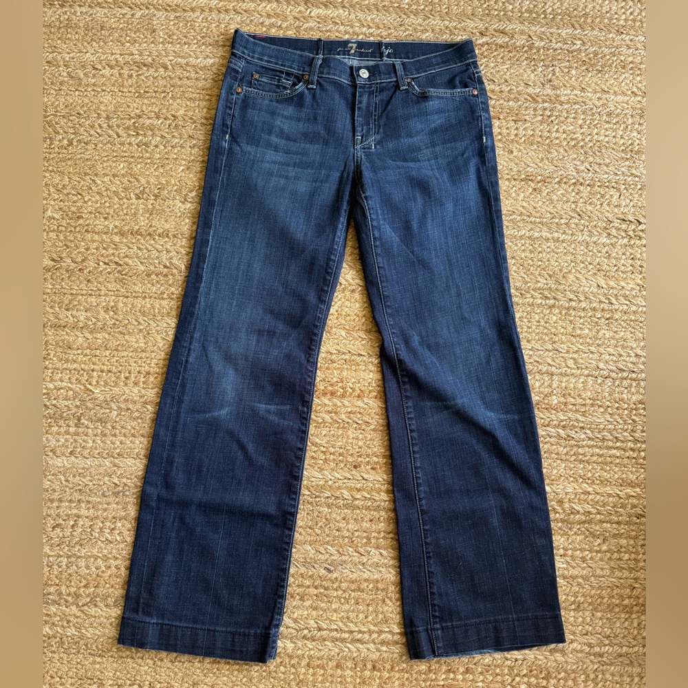 Seven for all mankind, dojo jeans, sz 30x 29 1/2